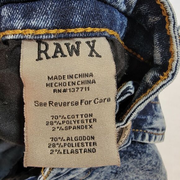 Raw X Retro Style Denim Jeans - Size 32 X 30 Standard - Picture 6 of 6